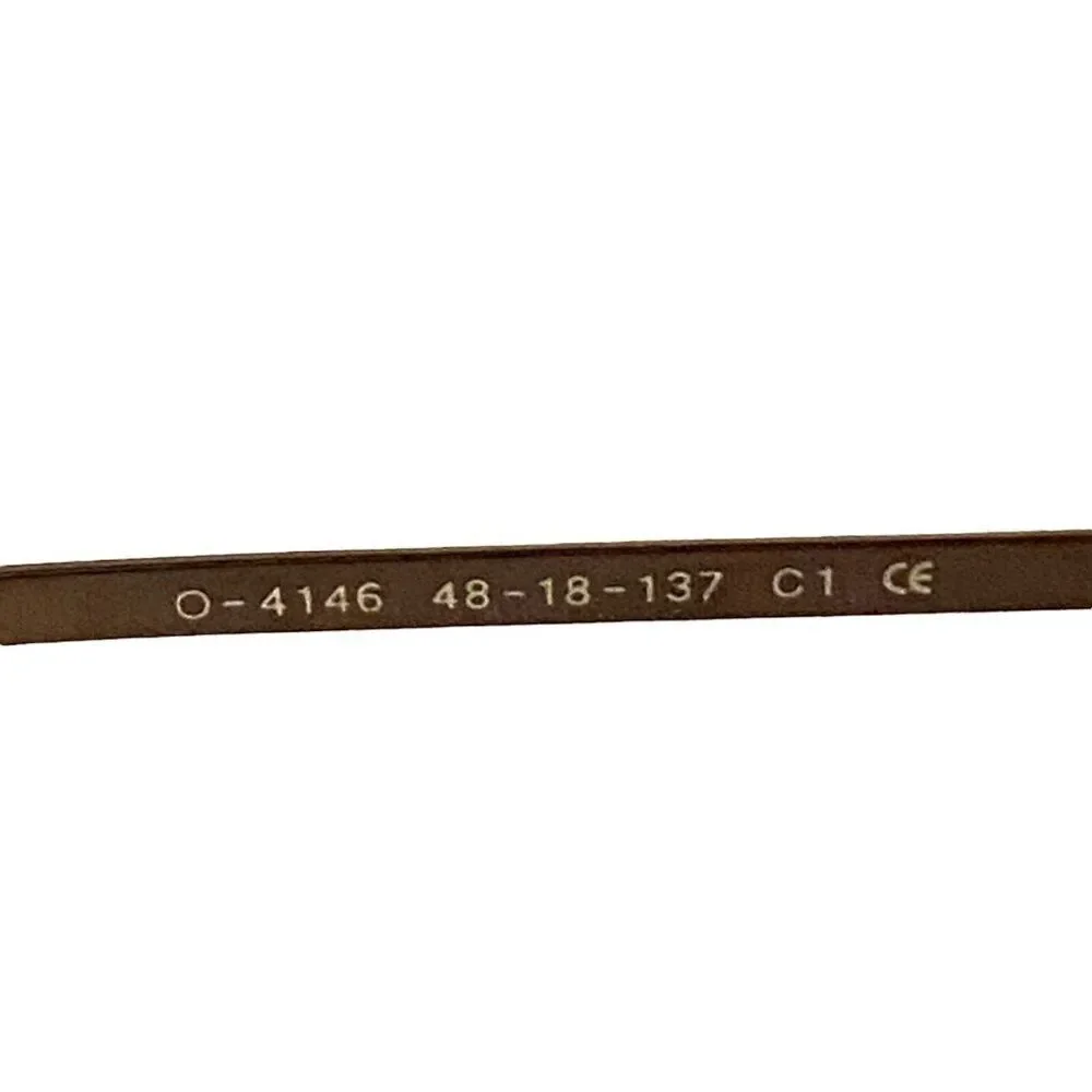 #4925 Ogis eyeglass frame occhiali gunmetal gray  48 18 137